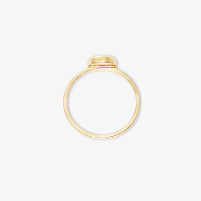 Gold Plated Heart Silver Ring - Tweov Jewels