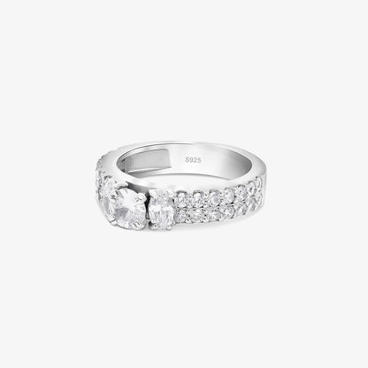 Silver Solitaire CZ Stylish Ring - Tweov Jewels