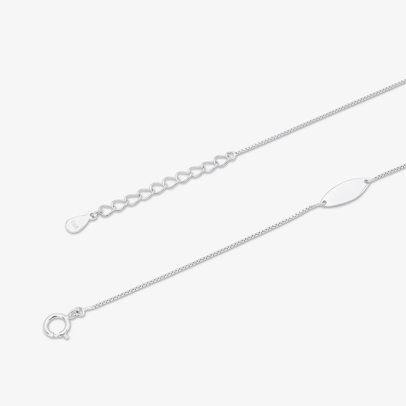 Floral PInk CZ Silver Anklets for Women