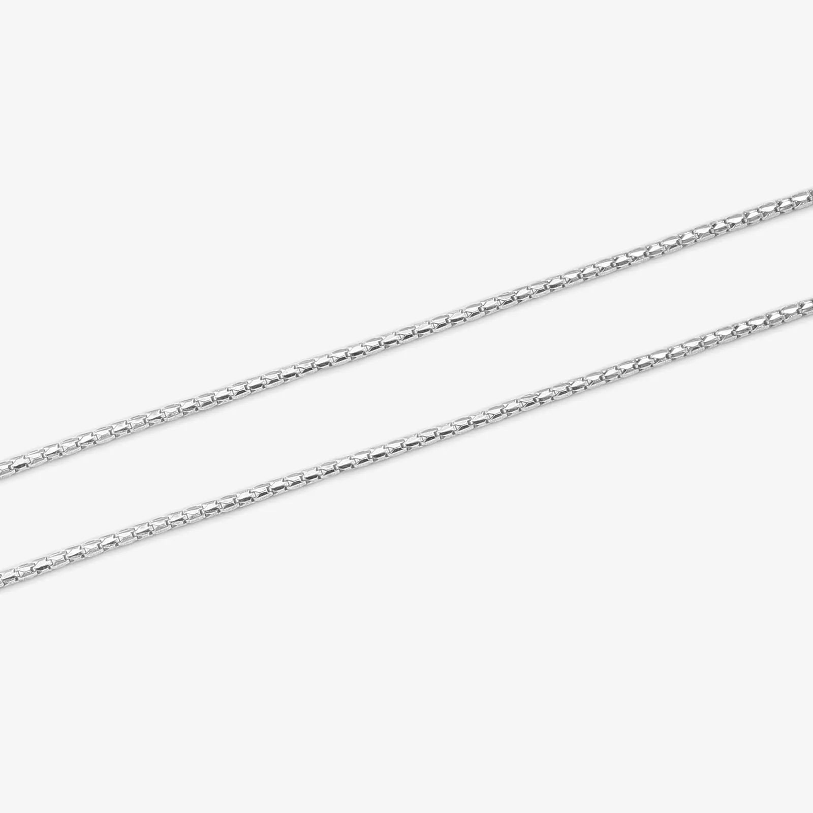 Silver Brick Style Chain - Tweov Jewels