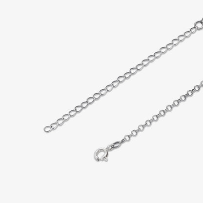 Silver Leaf Design Necklace
