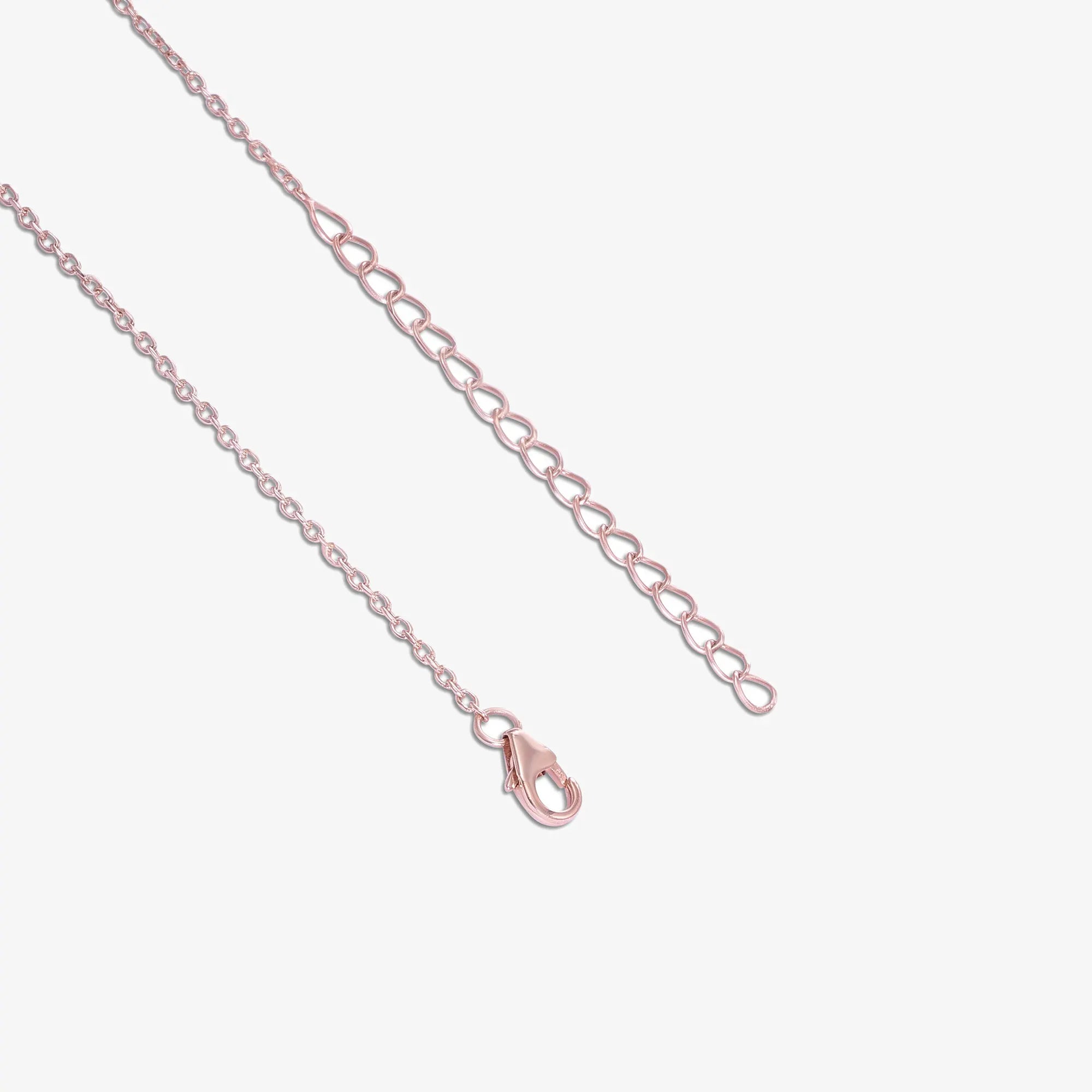 My Heart Rose Gold Silver Necklace - Tweov Jewels