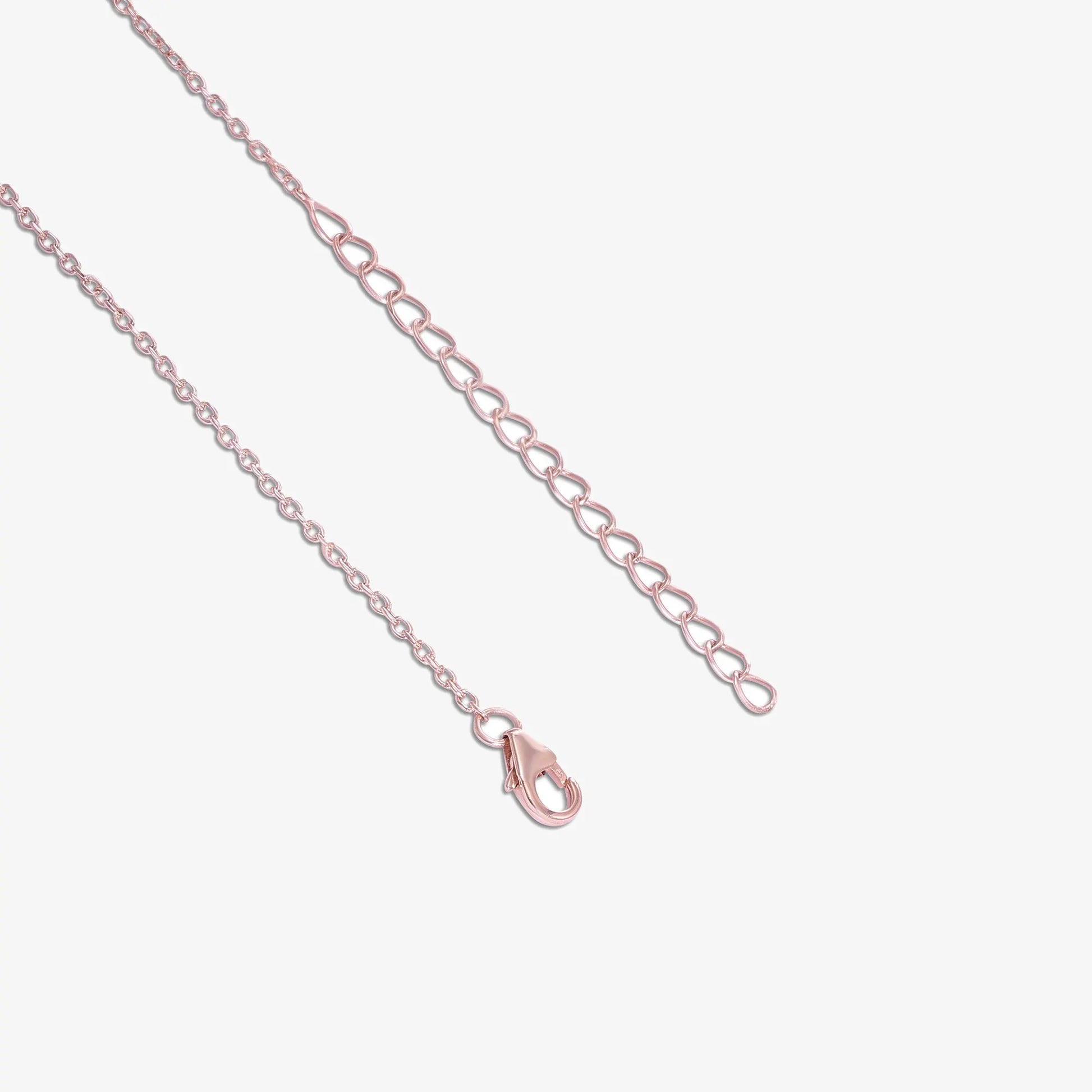My Heart Rose Gold Silver Necklace - Tweov Jewels