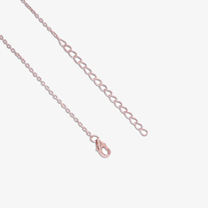 My Heart Rose Gold Silver Necklace - Tweov Jewels