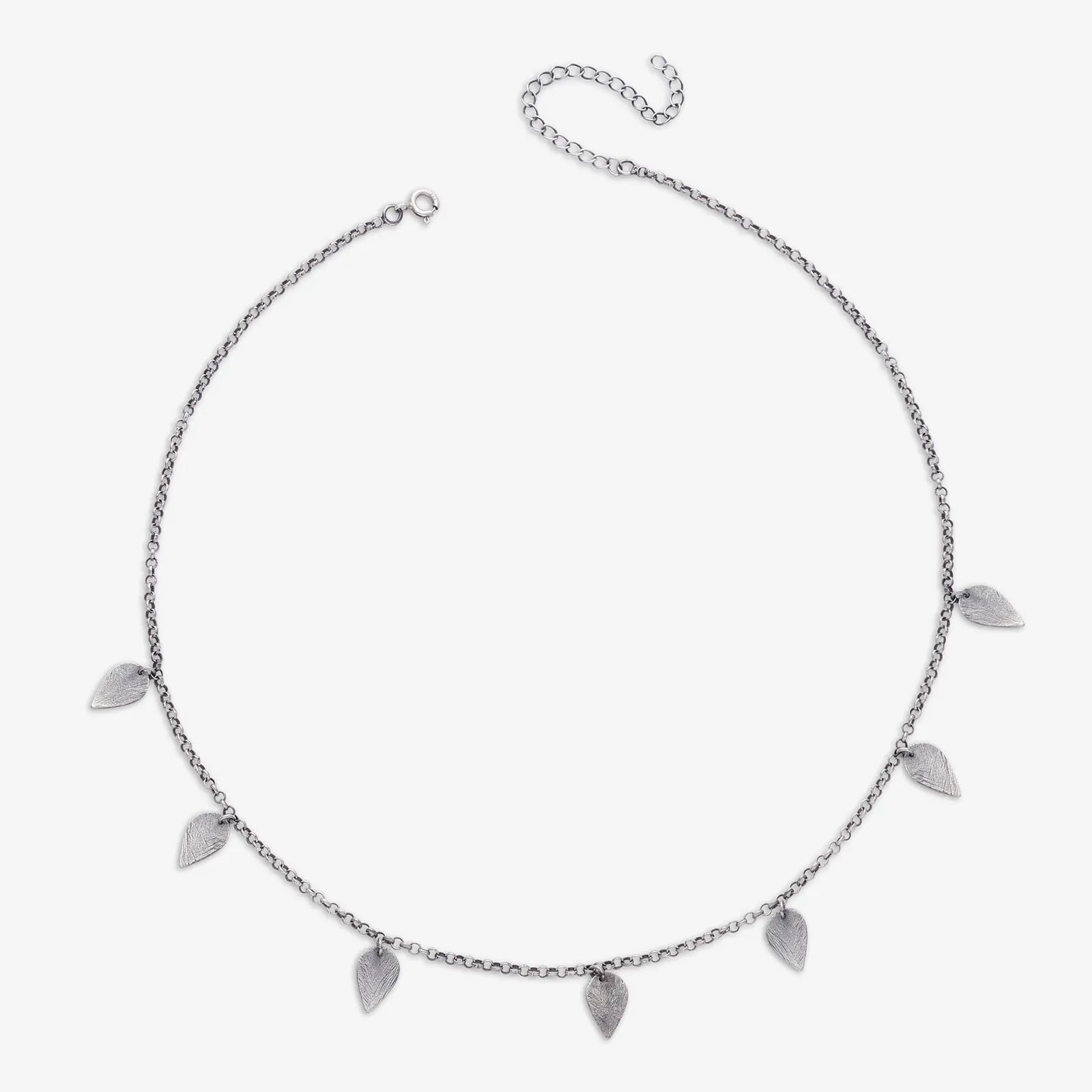Silver Leaf Design Necklace