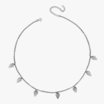 Silver Leaf Design Necklace
