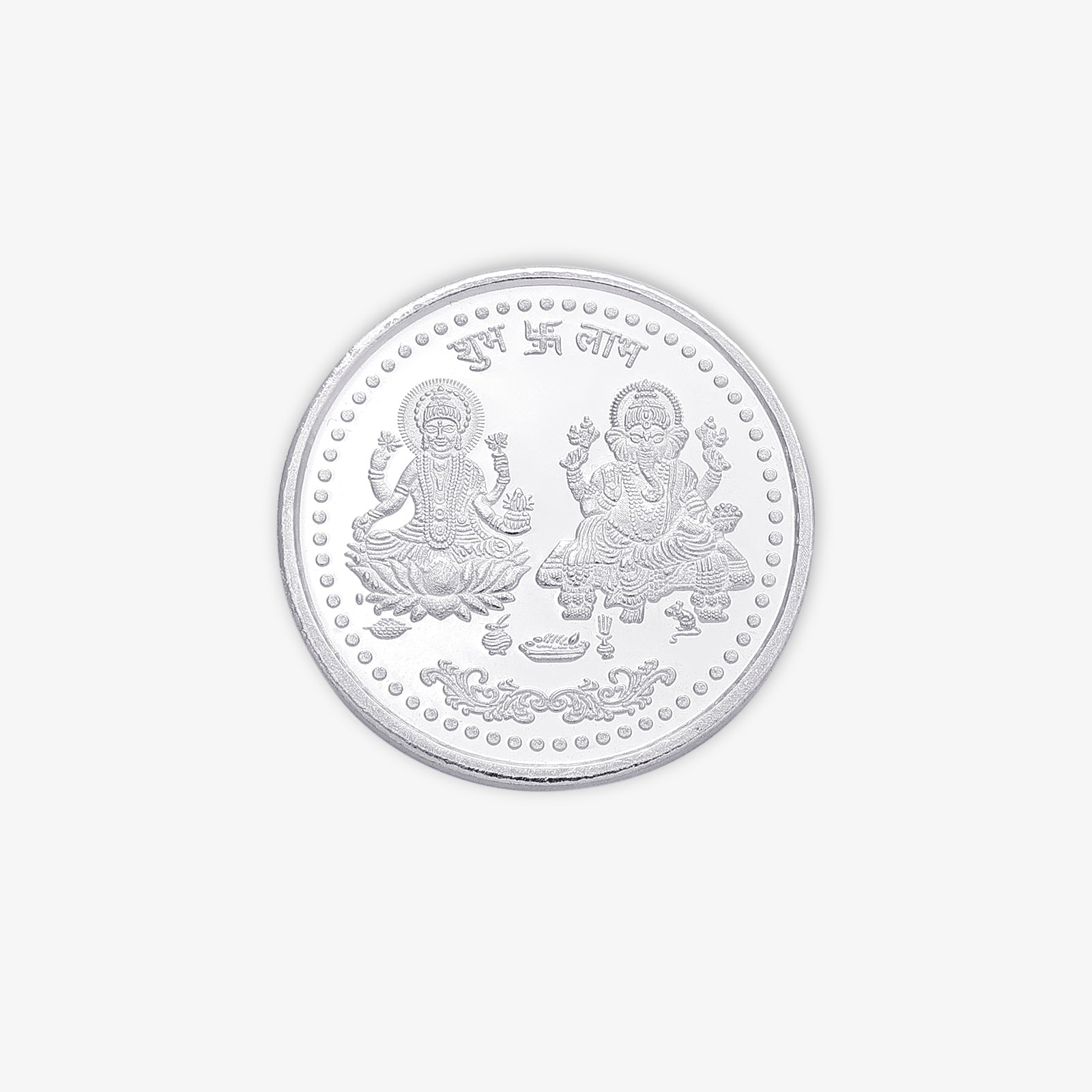 Pure 10 gm Silver Coin at best Price - Blissful Om Coin - Tweov Jewels
