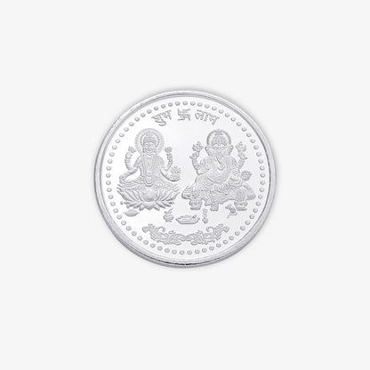 Pure 10 gm Silver Coin at best Price - Blissful Om Coin - Tweov Jewels