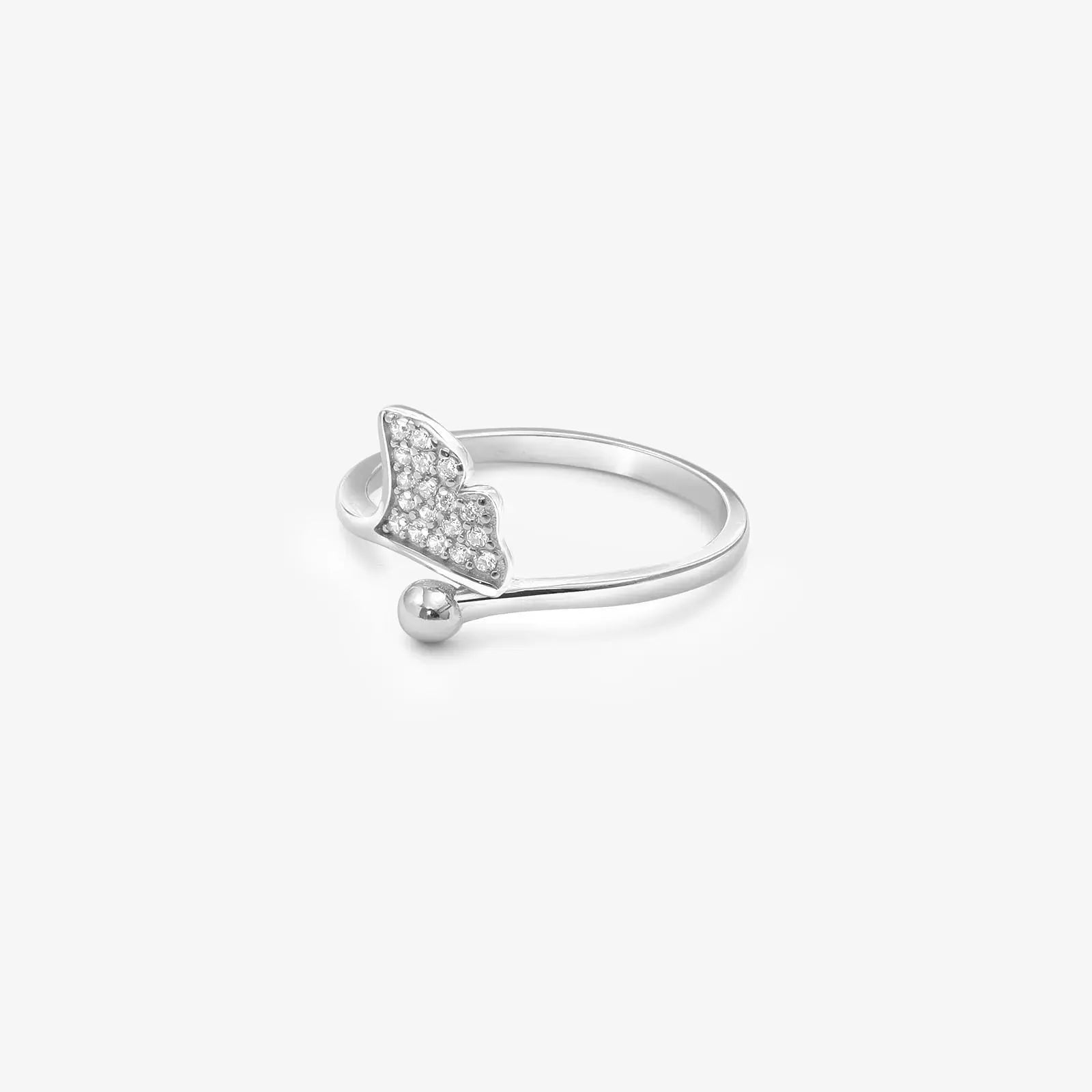 Shiny Silver Fishtail Ring for Women - Tweov Jewels