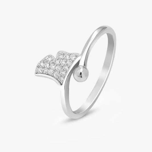 Shiny Silver Fishtail Ring for Women - Tweov Jewels