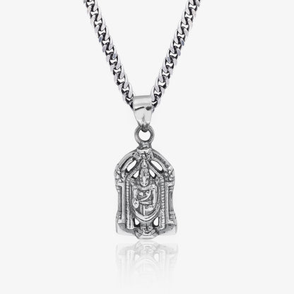 Pure Silver Tirupati Balaji Pendant