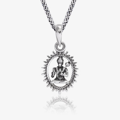 Pure Silver Locket - Hanuman ji Locket for Good Health & Wealth - Tweov Jewels
