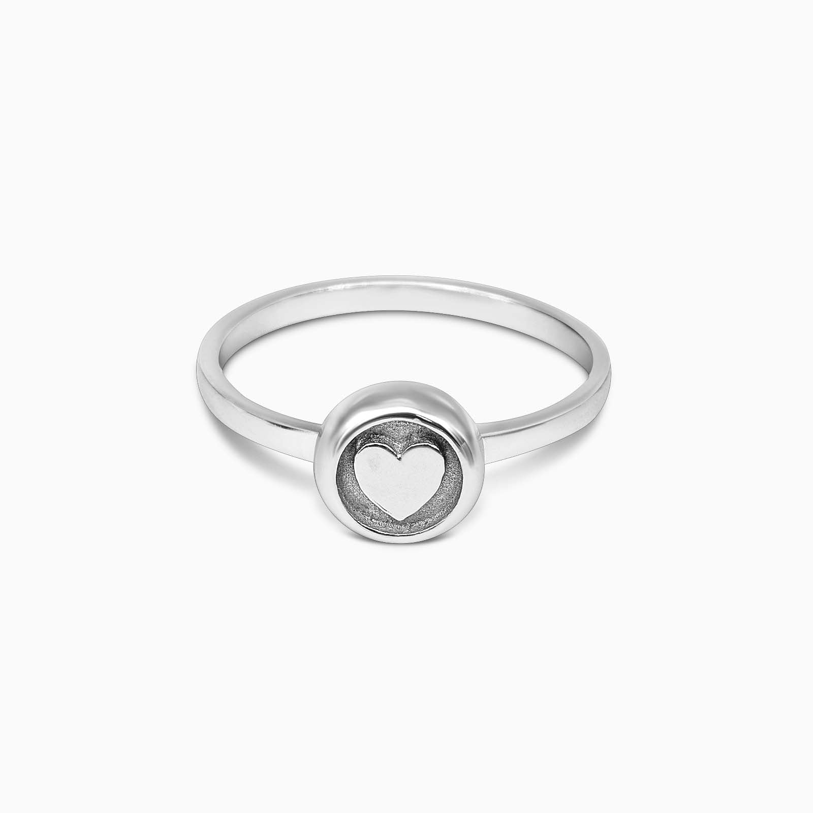 Heart Silver Ring