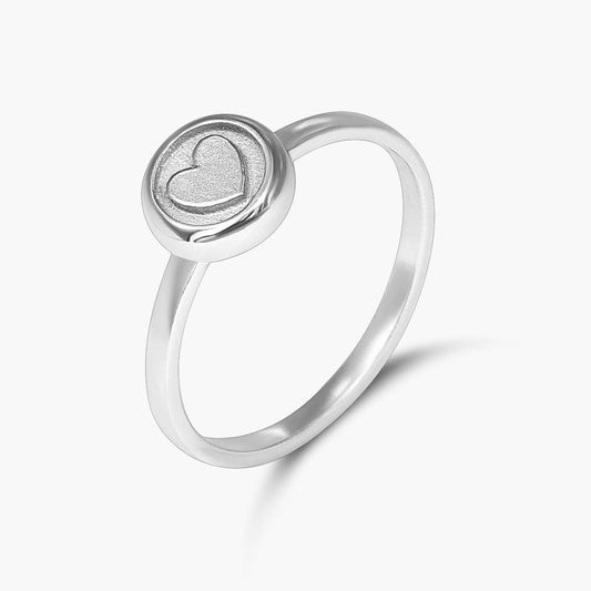 Heart Silver Ring