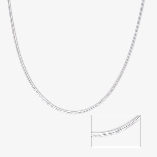 Silver Flat Snake Chain