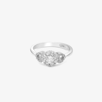 CZ Cluster Ring for Women