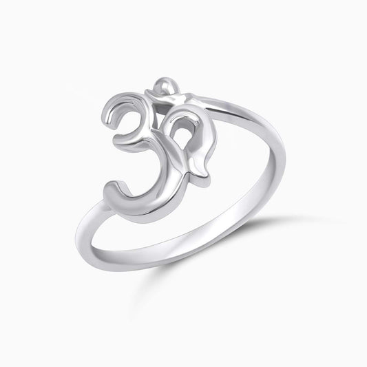 Silver Om Ring