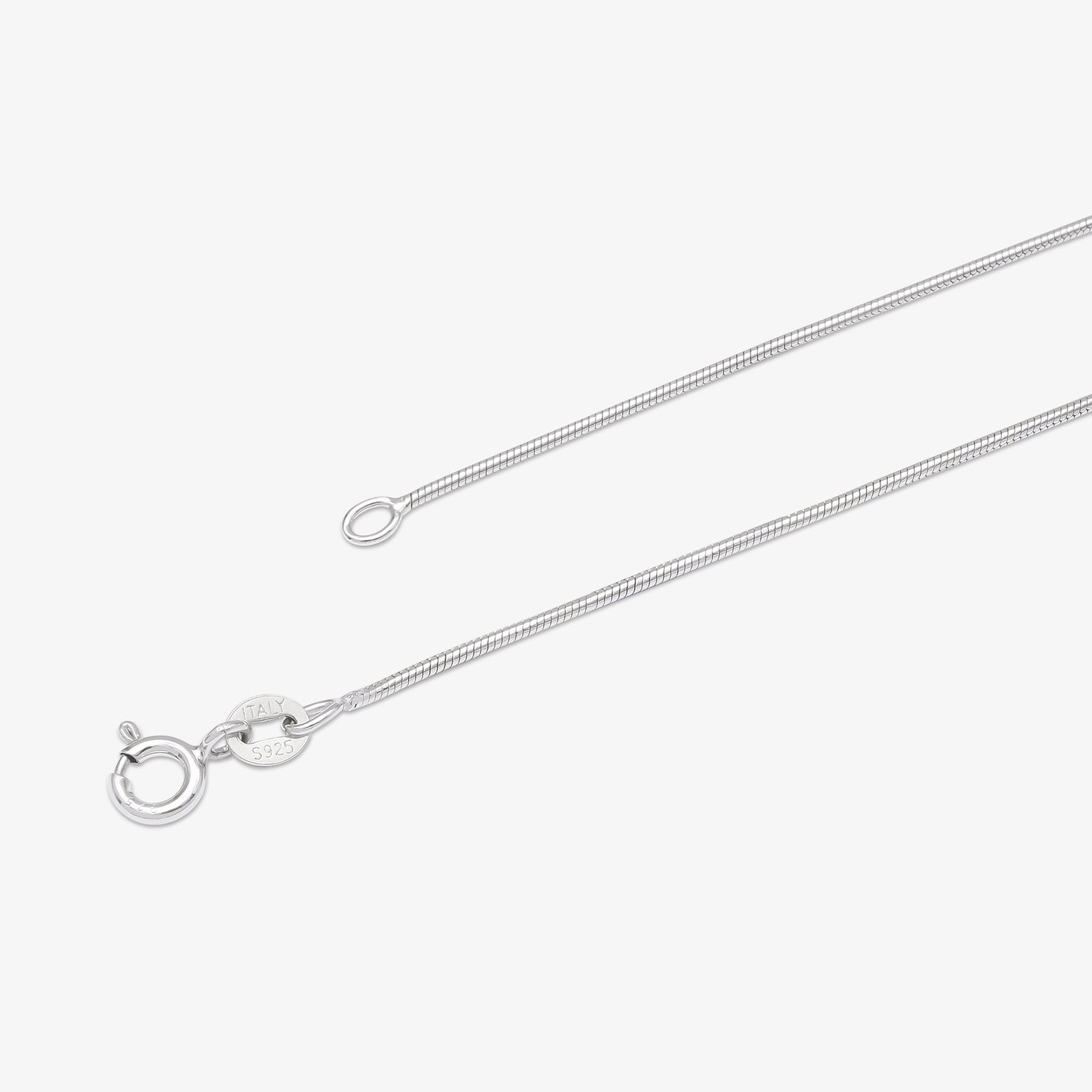 Square CZ Bezel Pendant Necklace For Women – 925 Sterling Silver Rhodium Plated