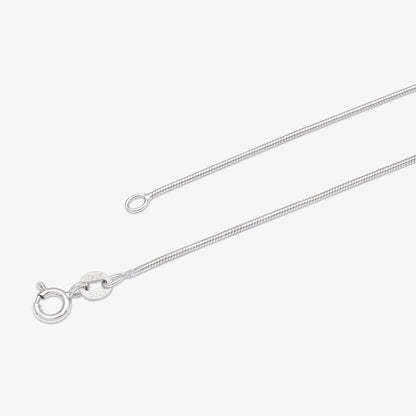 Square Pendant Necklace For Women – 925 Sterling Silver Rhodium Plated