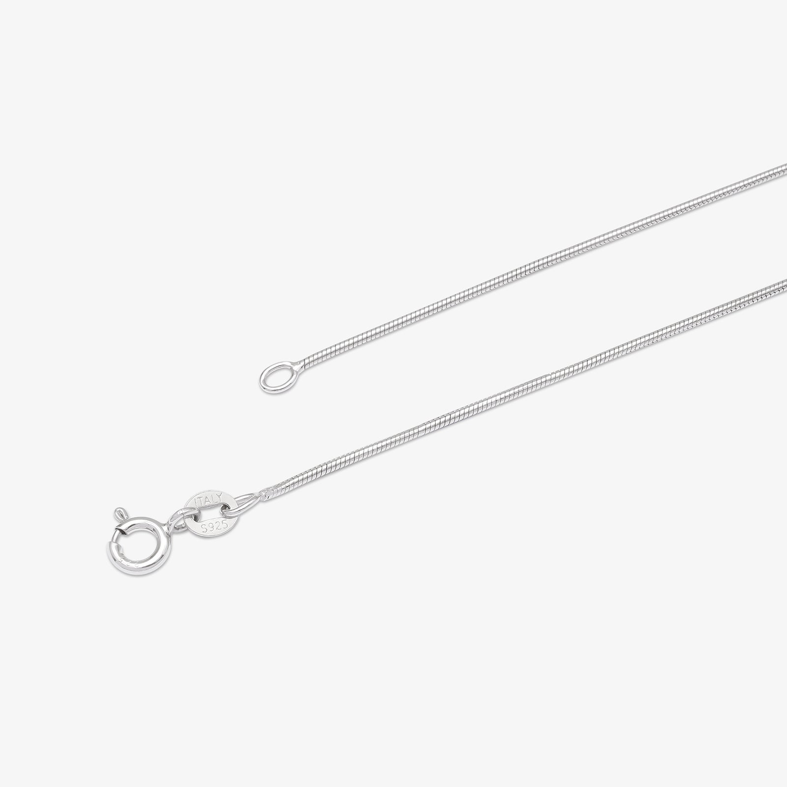 CZ Bezel Set Heart Pendant Chain For Girls – 925 Sterling Silver Rhodium Plated