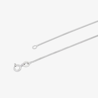 Sapphire Blue CZ Pendant Chain For Women – 925 Sterling Silver Rhodium Plated