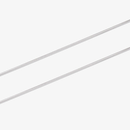 Square Pendant Necklace For Women – 925 Sterling Silver Rhodium Plated