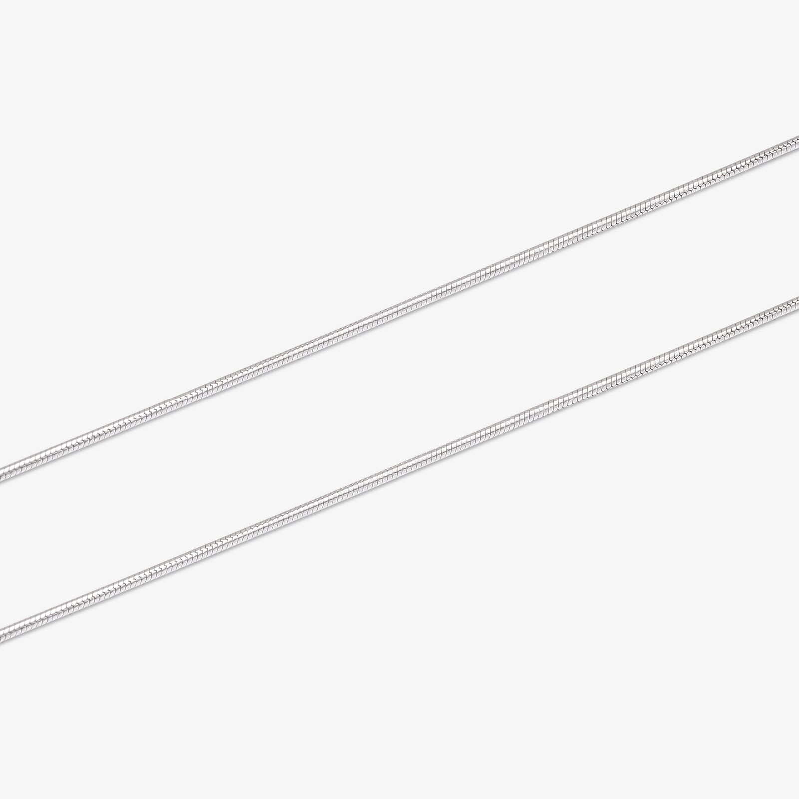 CZ Bezel Set Heart Pendant Chain For Girls – 925 Sterling Silver Rhodium Plated