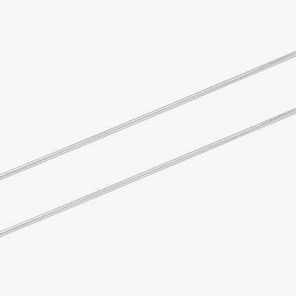 Blue Marquise Pendant Chain For Women – 925 Sterling Silver Rhodium Plated