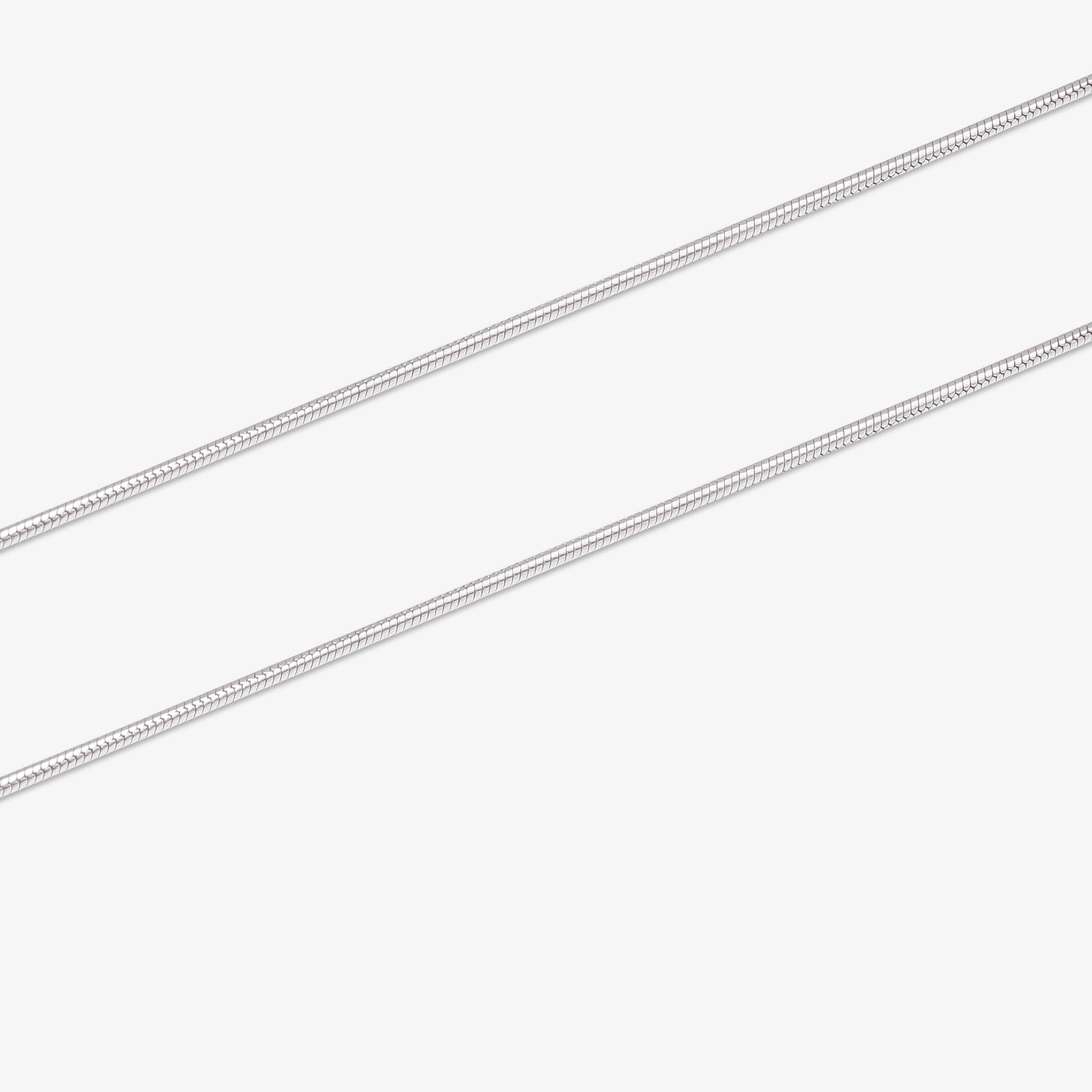 CZ Oval Solitaire Pendant Chain For Women – 925 Sterling Silver Rhodium Plated