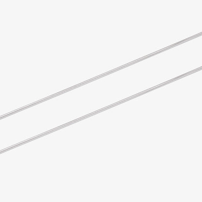 Pink Trillion Cut Pendant Chain For Women – 925 Sterling Silver Rhodium Plated