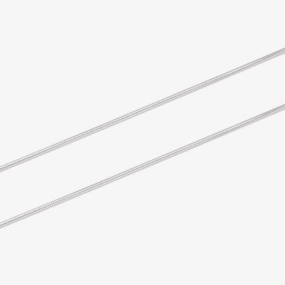 Ruby Red Heart Pendant Chain For Women – 925 Sterling Silver Rhodium Plated