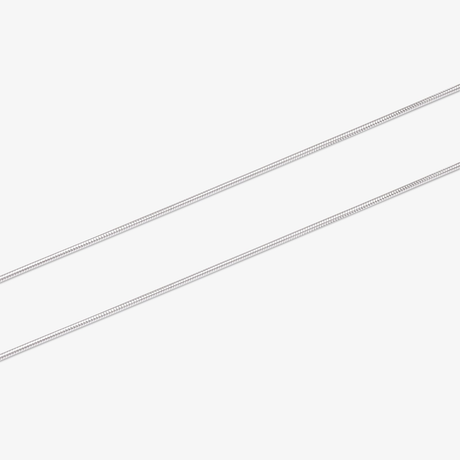 CZ Solitaire Pendant Chain For Women – 925 Sterling Silver Rhodium Plated