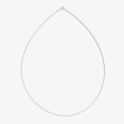 Sapphire Blue CZ Pendant Chain For Women – 925 Sterling Silver Rhodium Plated