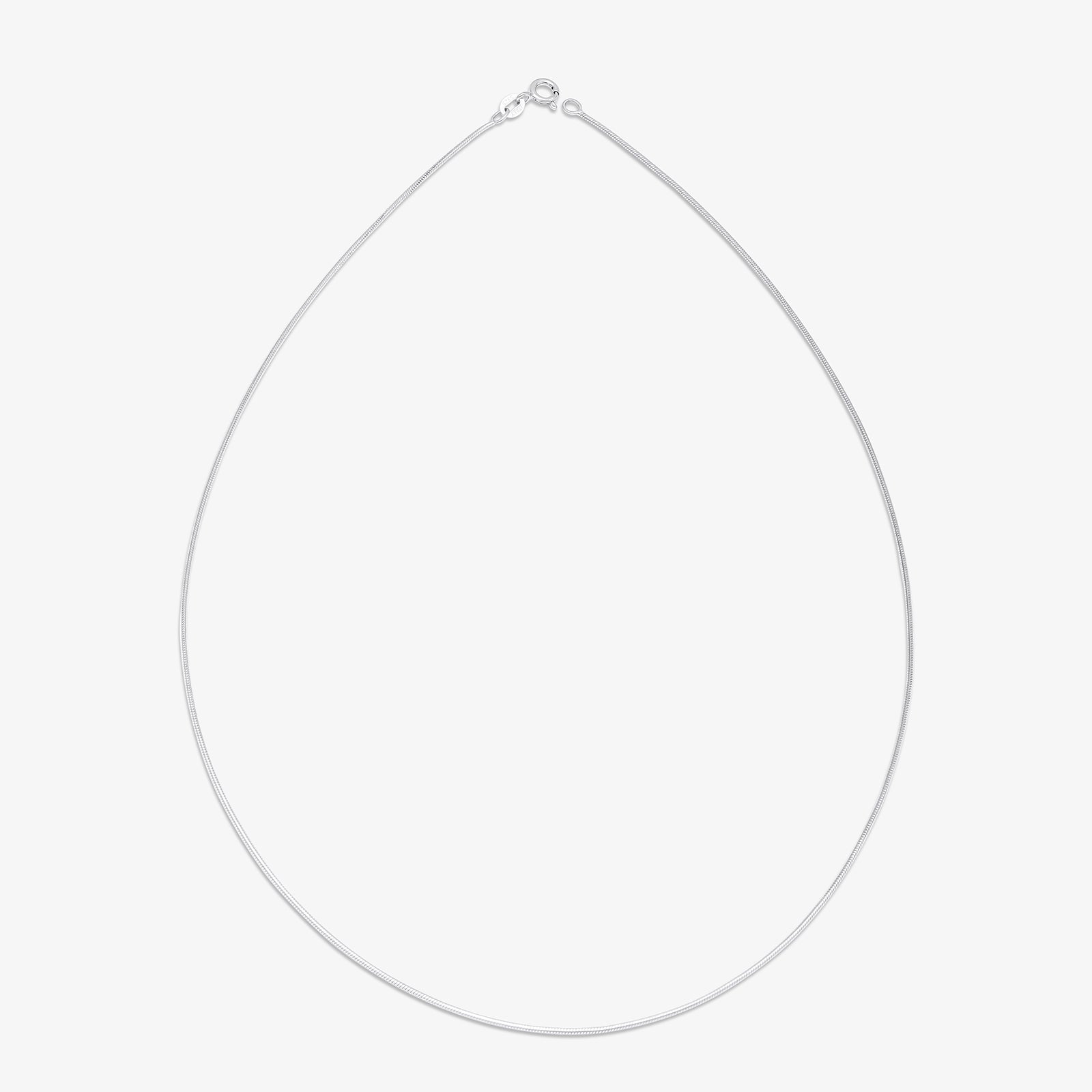 CZ Solitaire Pendant Chain For Women – 925 Sterling Silver Rhodium Plated