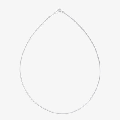 CZ Solitaire Pendant Chain For Women – 925 Sterling Silver Rhodium Plated