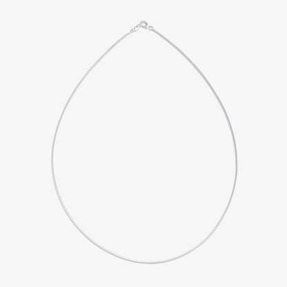 Heart CZ Bezel Pendant Necklace For Women – 925 Sterling Silver Rhodium Plated