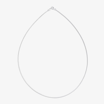 Blue Marquise Pendant Chain For Women – 925 Sterling Silver Rhodium Plated
