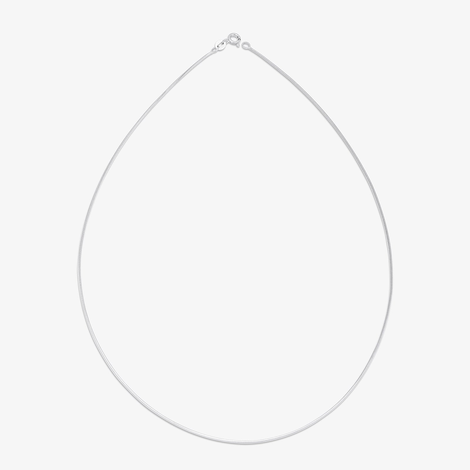 CZ Solitaire Pendant Chain For Girls – 925 Sterling Silver Rhodium Plated