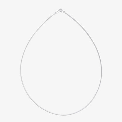 CZ Solitaire Pendant Chain For Girls – 925 Sterling Silver Rhodium Plated