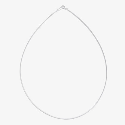 Square Pendant Necklace For Women – 925 Sterling Silver Rhodium Plated
