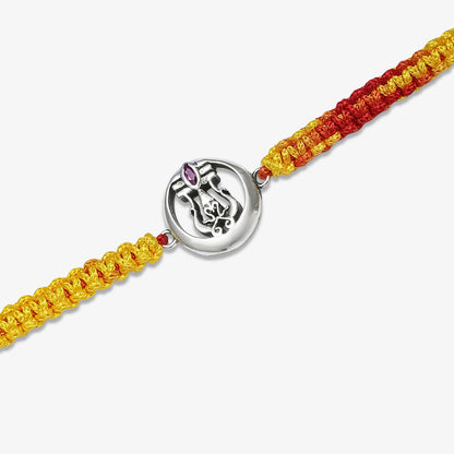 Trendy Shiva Trishul Rakhi for Brother - Tweov Jewels