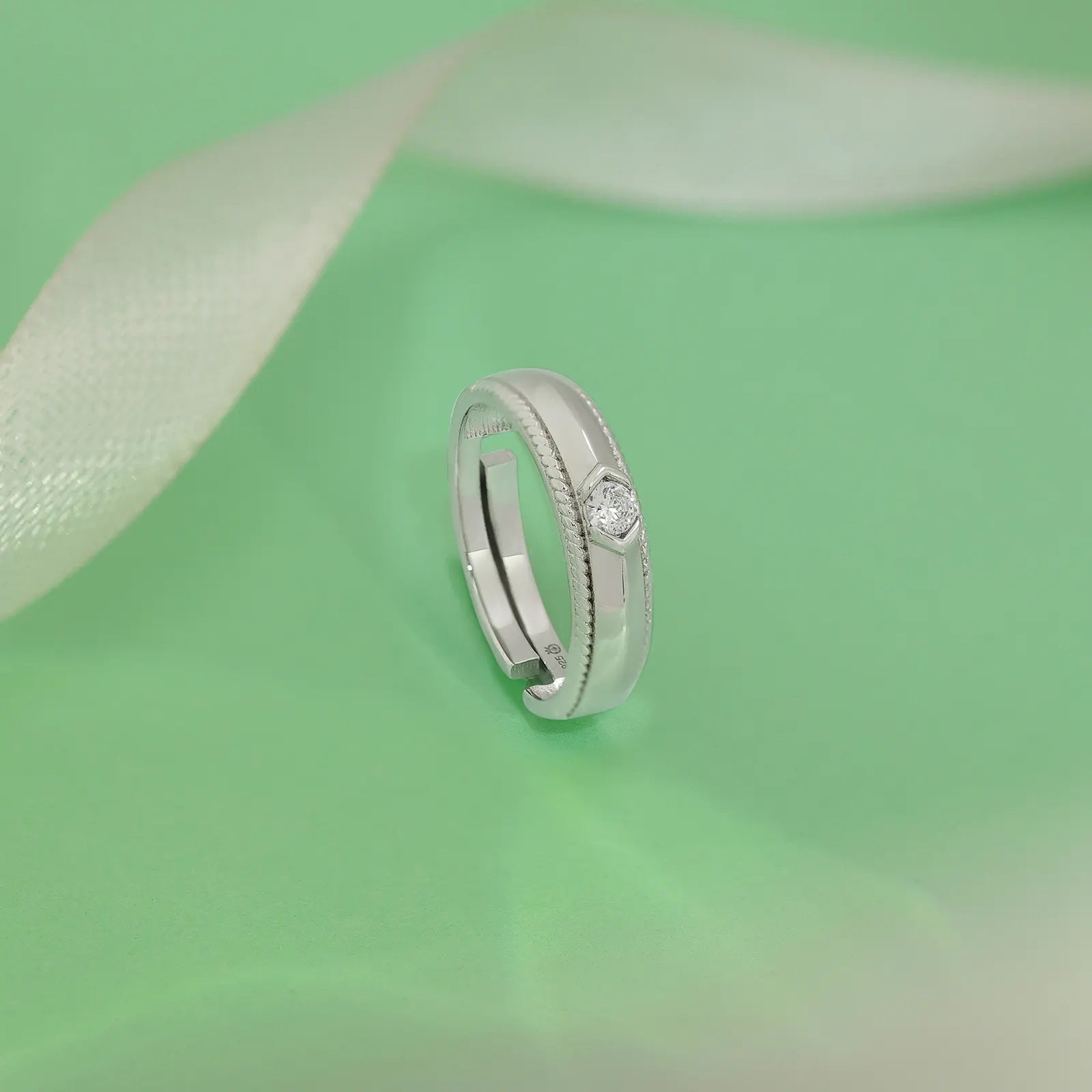 Classic CZ Silver Ring for Women - Tweov Jewels