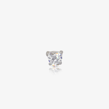 Heart Stud Earrings For Women – 925 Sterling Silver Rhodium Plated