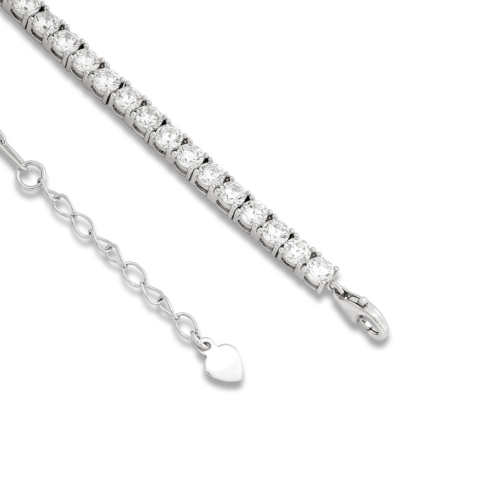 CZ Tennis Silver Bracelet for Women - Tweov Jewels