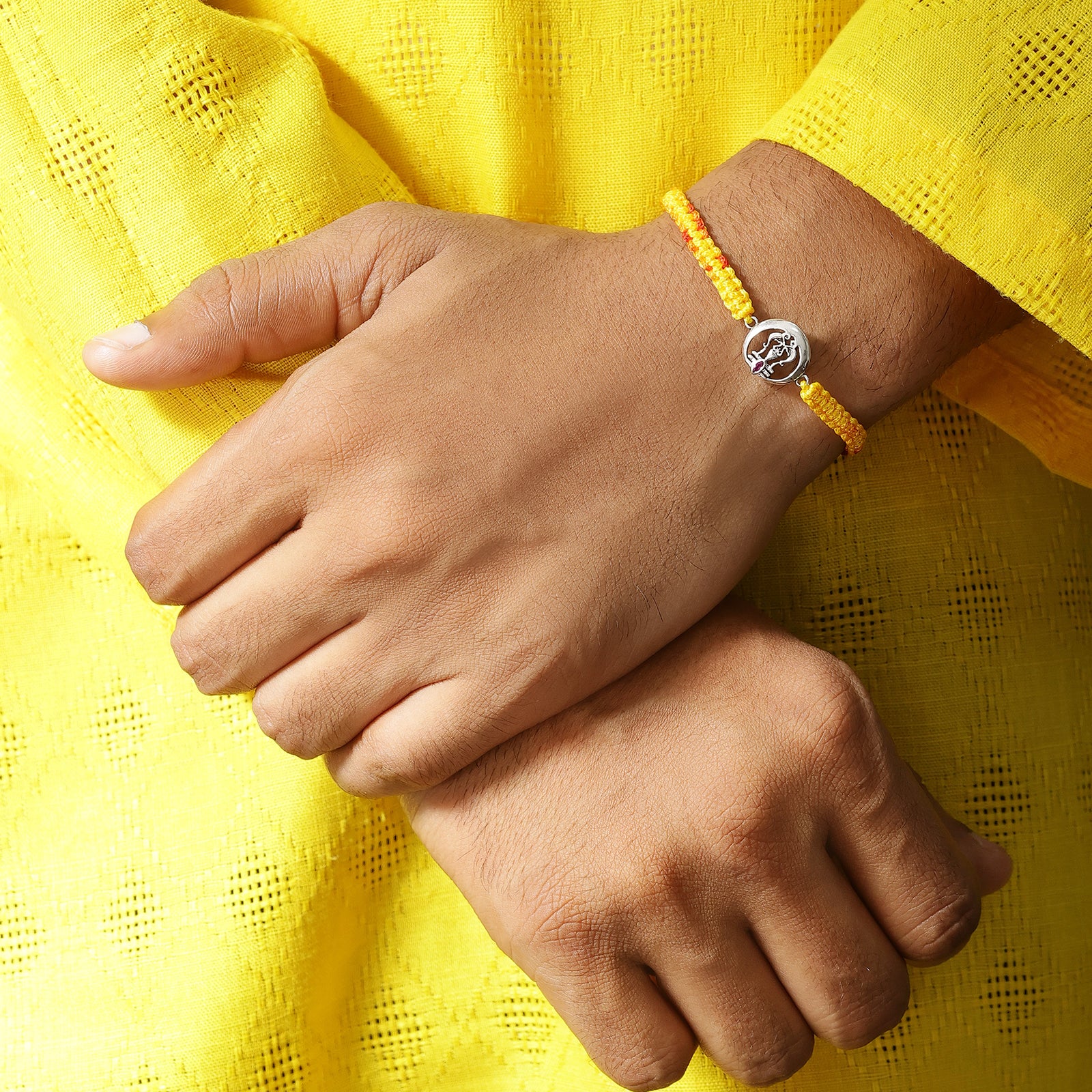Trendy Shiva Trishul Rakhi for Brother - Tweov Jewels