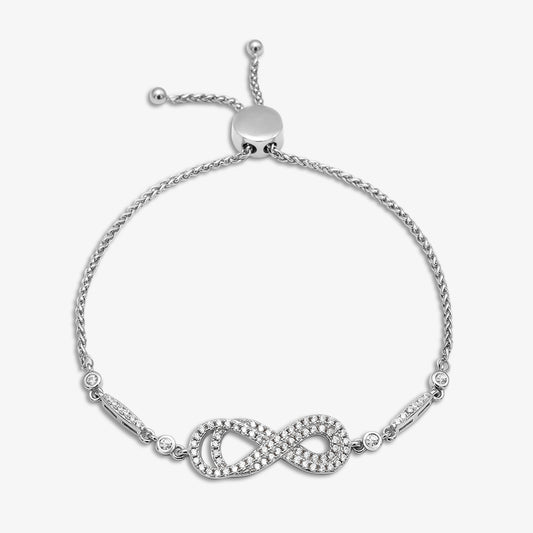 925 Sterling Silver Infinity Bracelet for Women - Tweov Jewels