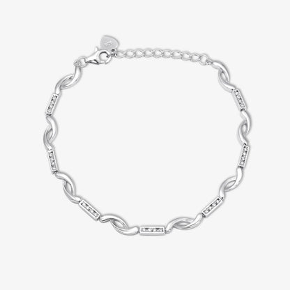 Handcrafted Silver Link Bracelet for Women - Tweov Jewels