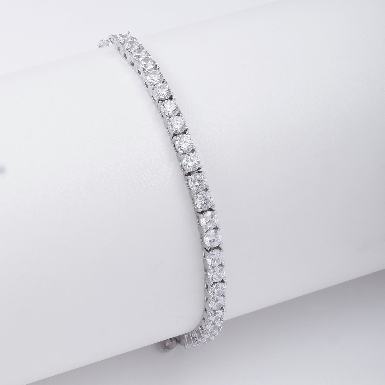 CZ Tennis Silver Bracelet for Women - Tweov Jewels