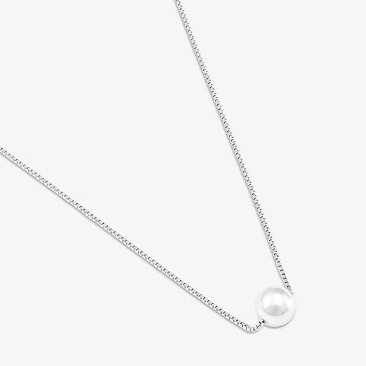 Solitaire Pearl Chain Pendant for Women - Tweov Jewels