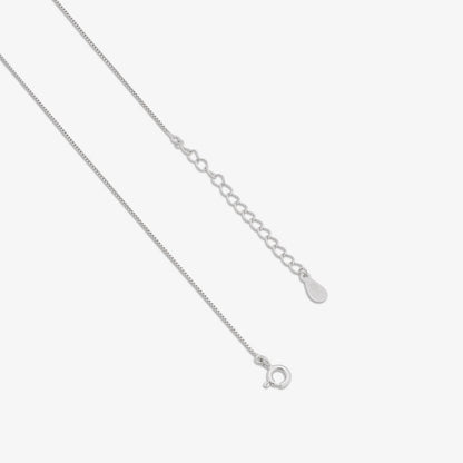 Pink Heart Silver Pendant with Chain - Tweov Jewels